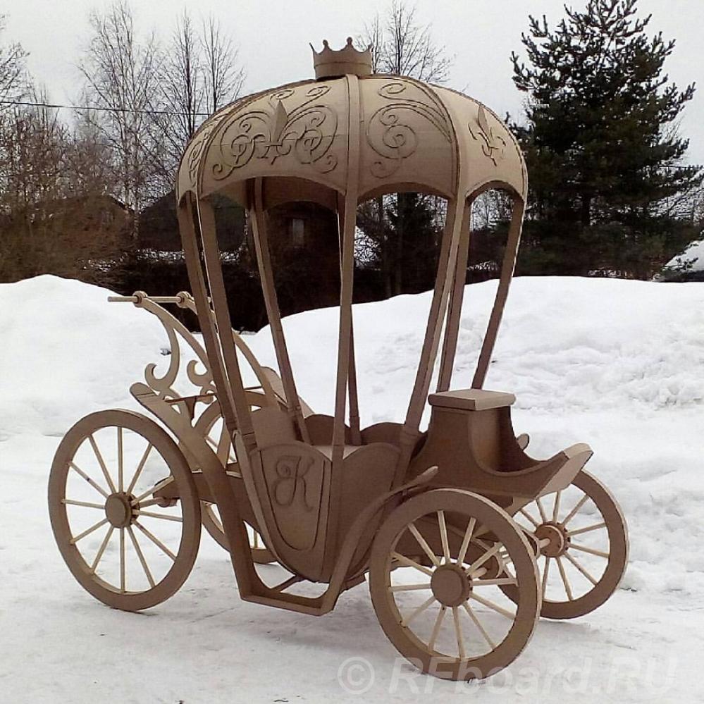 Декорации из картона.  Москва